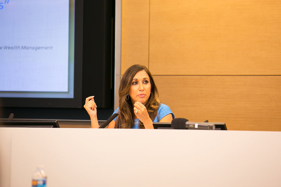 Vikki Speaking at Morgan Stanley about Pre Marital Planning